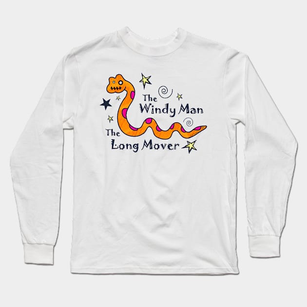 Mighty Long Mover Windy Man - Eye Voodoo Long Sleeve T-Shirt by eyevoodoo